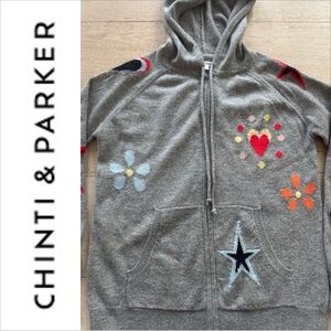 Chinti & Parker Womens Cashmere-Hoodie XS